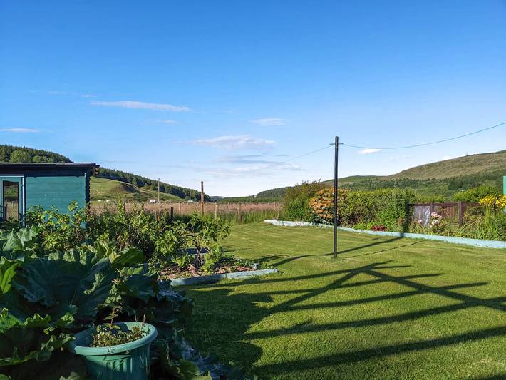 Log cabin for 5 people, with garden the Scottish Borders
