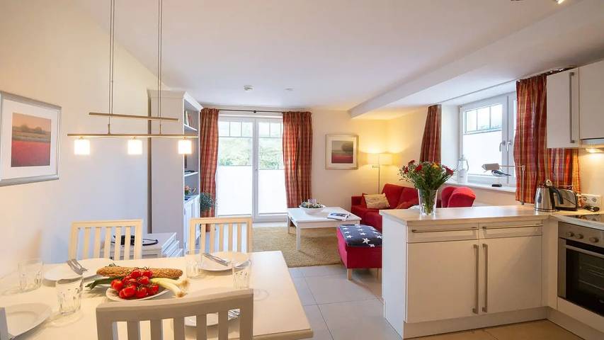 Ferienwohnung für 2 Personen, mit Balkon und Sauna in Wittdün