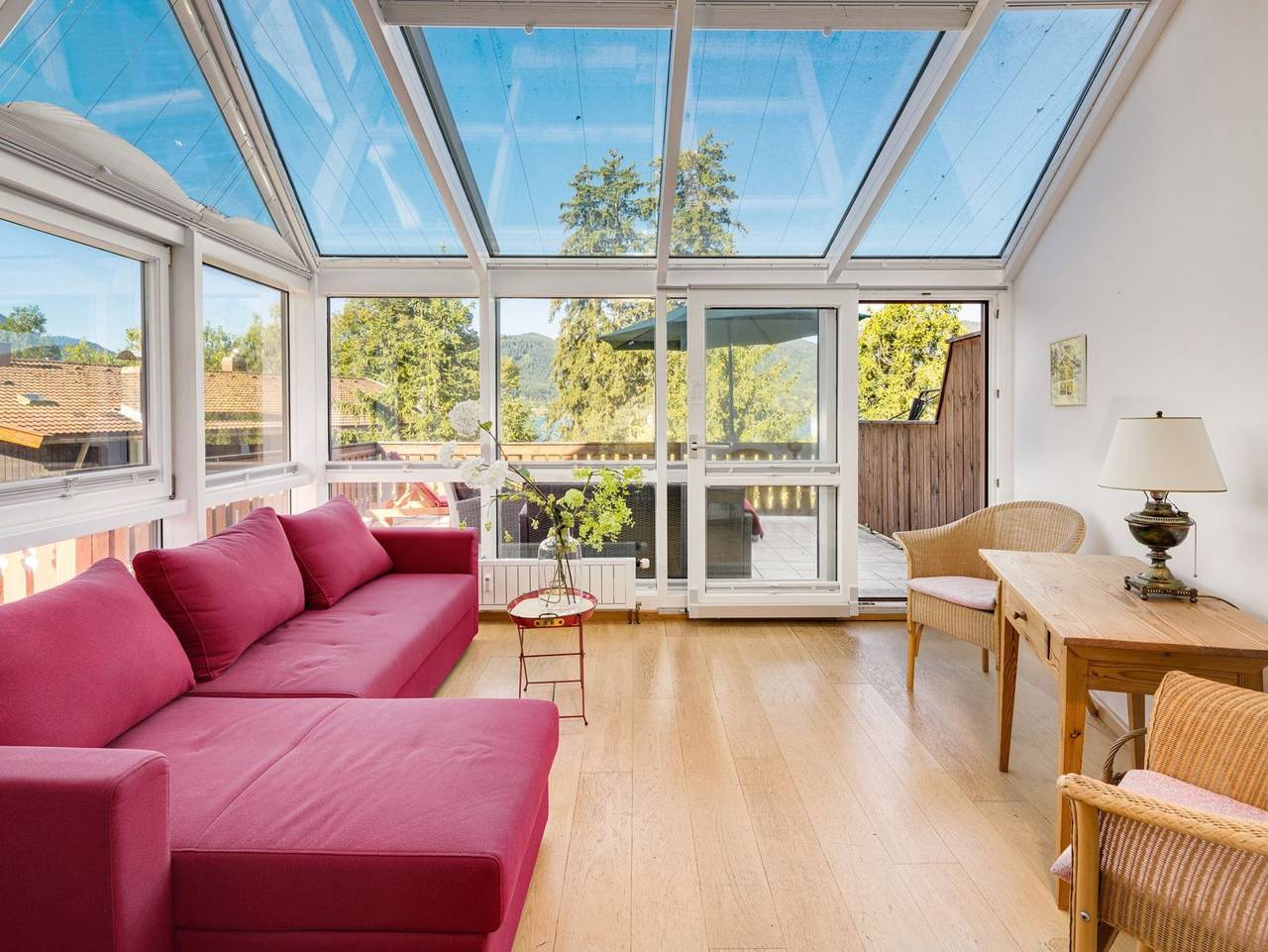 Ganze Ferienwohnung, Ferienwohnung Tegernsee-Blick - Tegernsee-Blick mit Bergblick in Gmund, Bayerische Alpen
