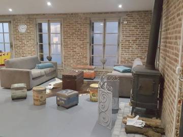 Gîte pour 12 personnes, avec balcon et vue à Steenbecque