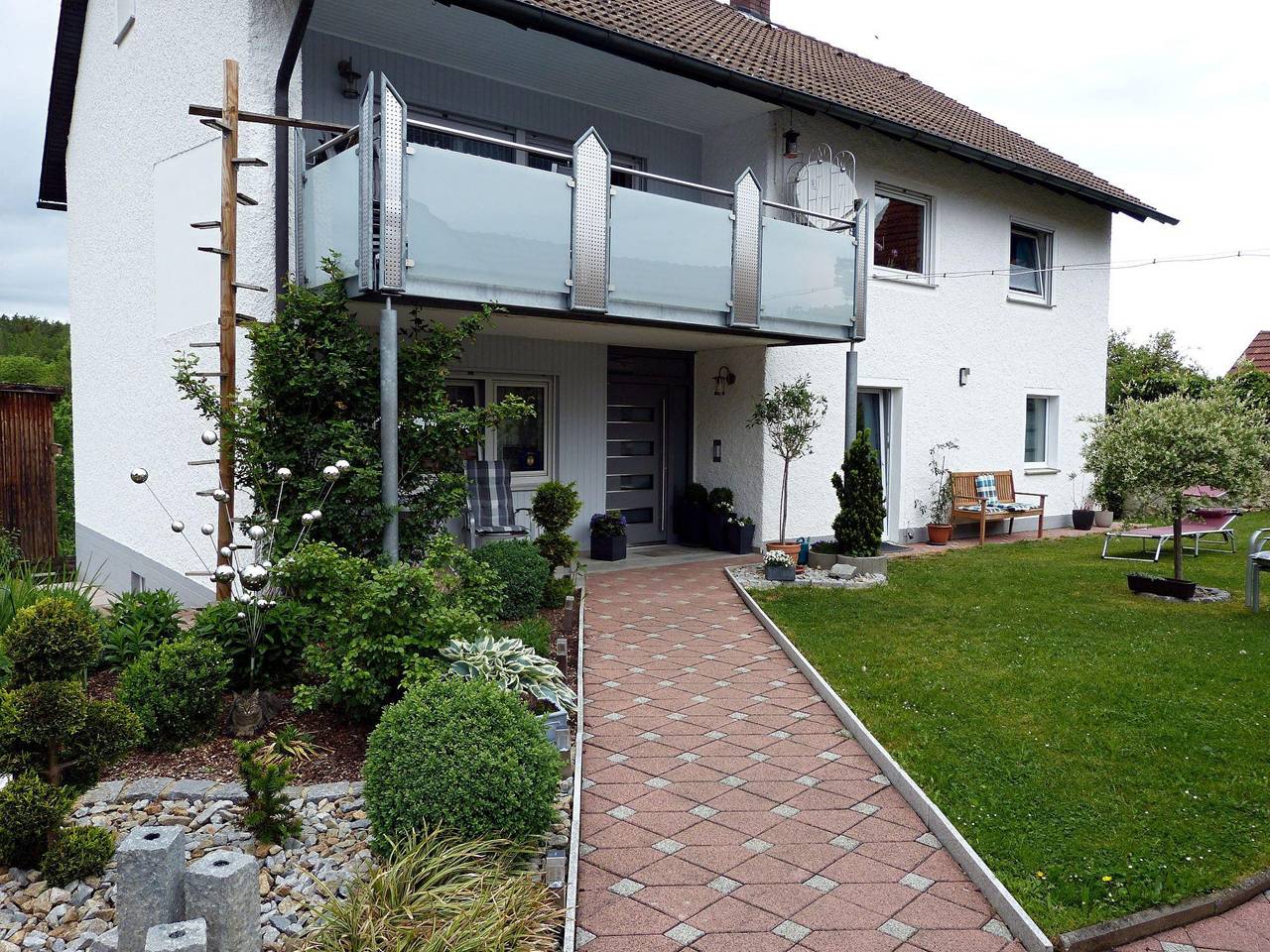 Ganze Wohnung, Ferienwohnung Kürmreuth - neue Ferienwohnung (2019) (55qm) für 2 Personen mit Grillmöglichkeit in Königstein (Bayern), Ostbayern