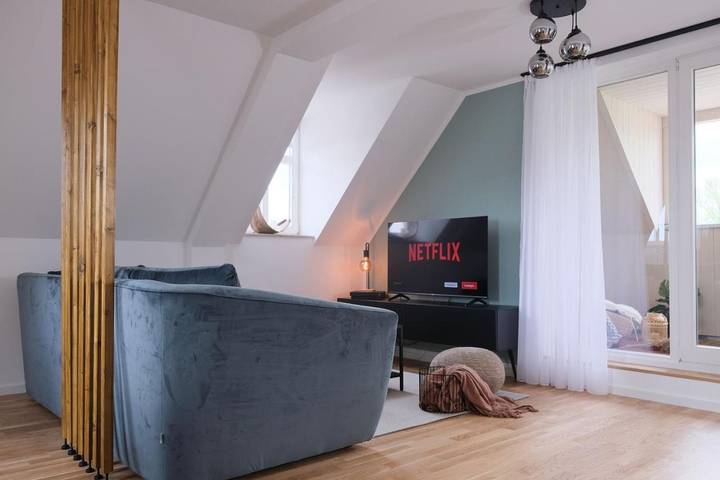 Ferienwohnung für 4 Personen, mit Garten und Seeblick sowie Ausblick in Neukieritzsch - 4