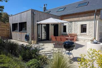 Gîte pour 9 personnes, avec jardin à Le Tilleul