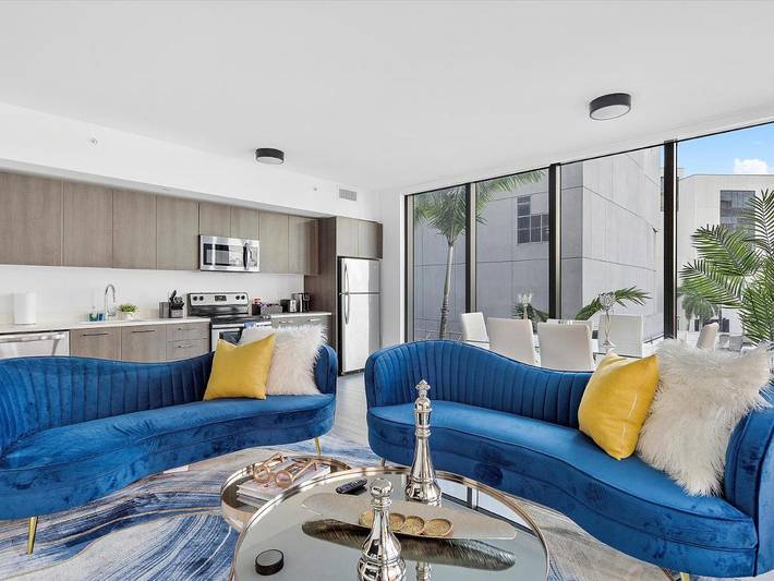 Loft per 8 persone, con idromassaggio e balcone nonché piscina in Miami