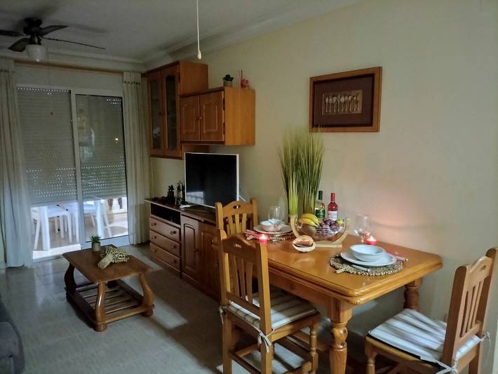 Gîte pour 6 personnes, avec Vue sur l’océan et Balcon/Terrasse ainsi que Jardin et Vue à Carthagène - 4