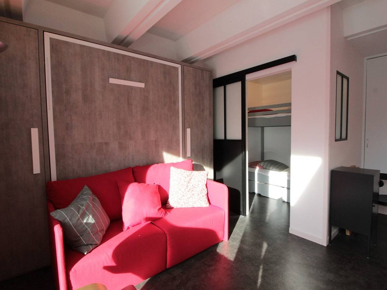 Gehele studio, Renovated studio for 4, balcony, at the foot of slopes and shops in Flaine, Arâches-la-Frasse