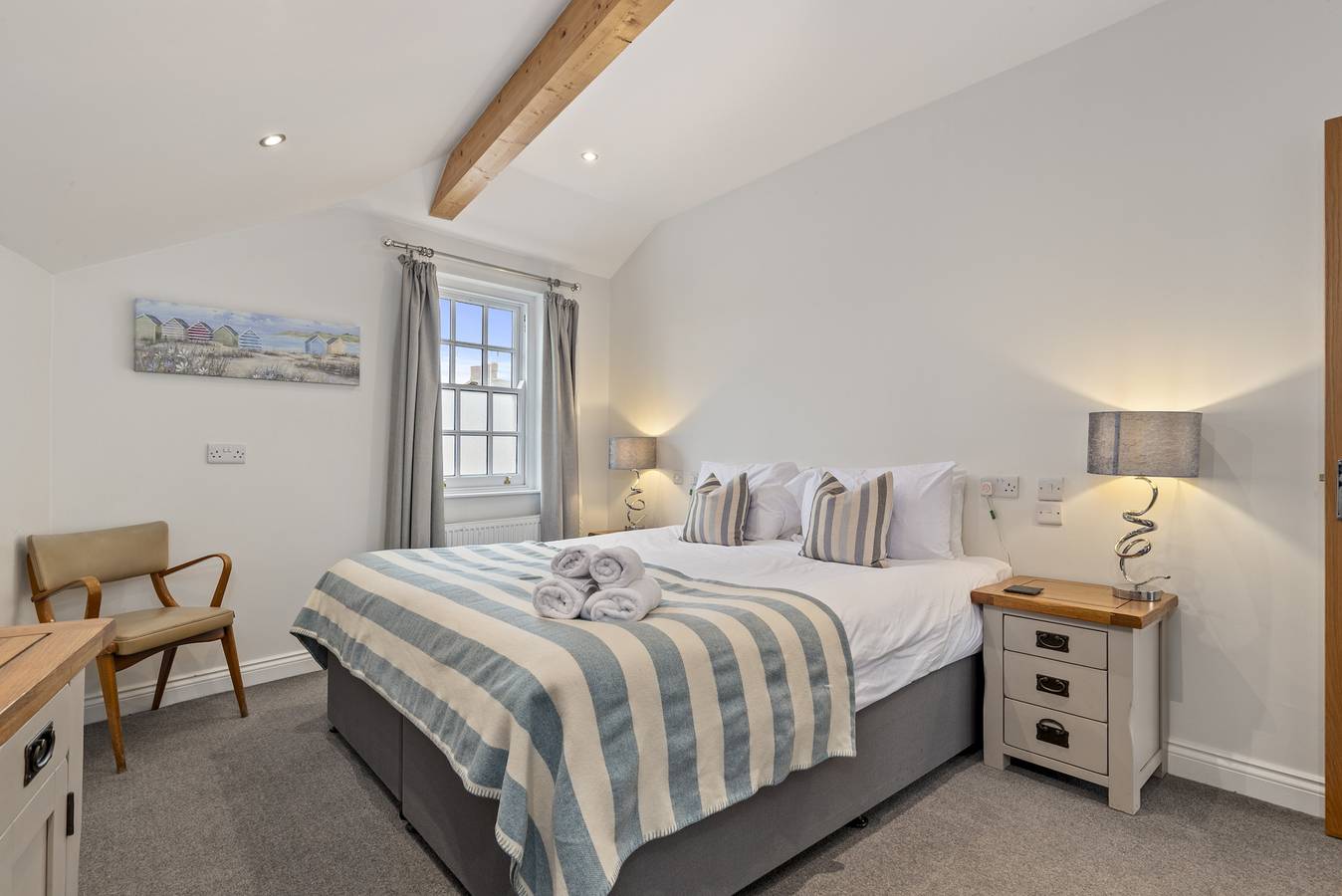 Ganze Wohnung, Ferienwohnung für 6 Personen mit Balkon in Tenby, Pembrokeshire