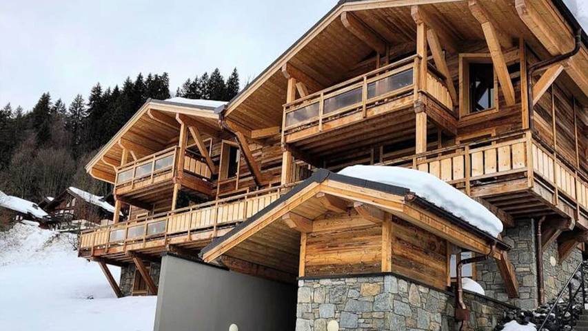 Vakantiewoning voor 9 personen, met balkon in Les Gets