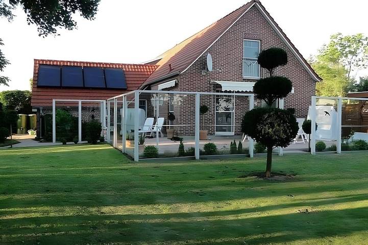 Ferienhaus für 4 Personen, mit Terrasse und Garten