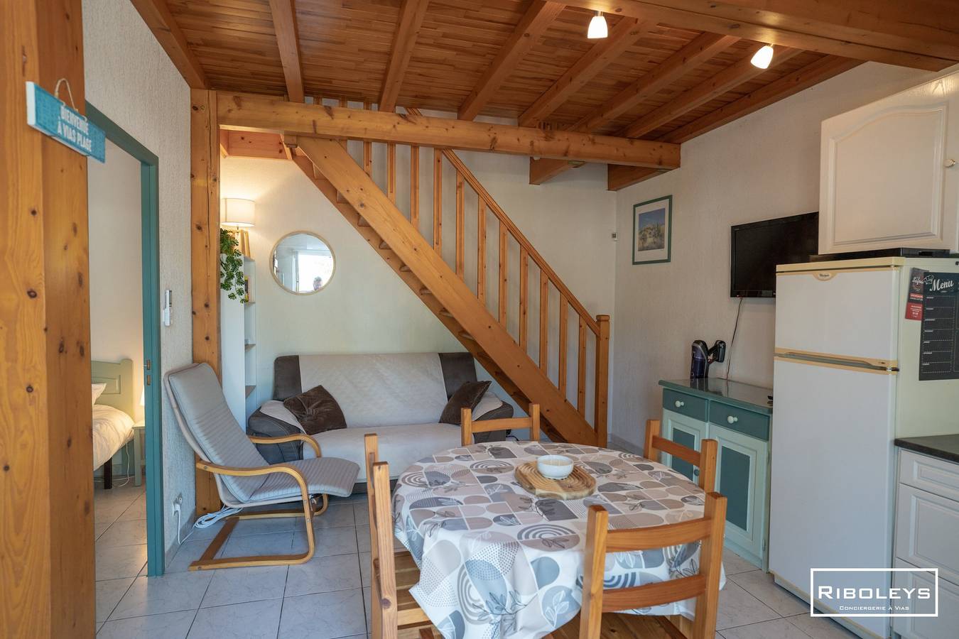 Riboleys – Klimatisiertes Haus 600 m vom Strand in Vias Plage, Vias
