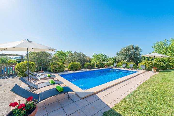 Sa Conca - Ferienhaus mit privaten Pool in Porto Cristo. WiFi gratis in Manacor, Mallorca Osten