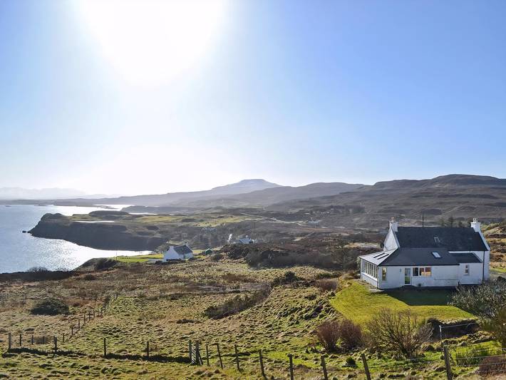 Ferienhaus für 4 Personen, mit Garten auf Skye