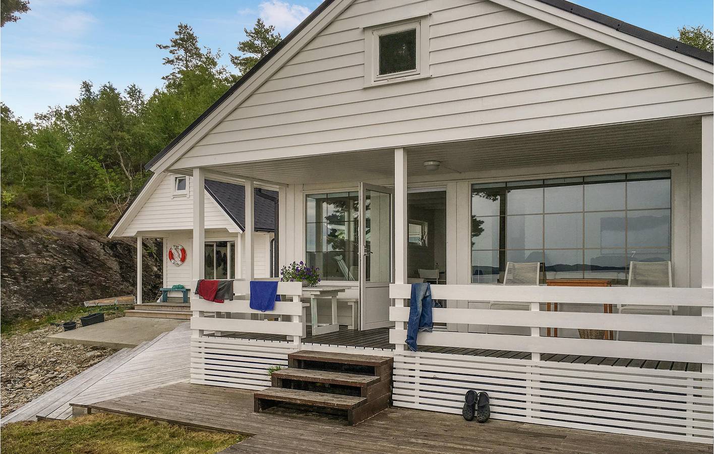 Ferienhaus für 8 Personen mit Garten in Flora