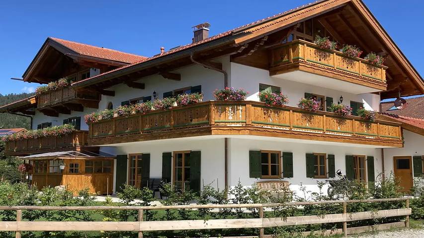 Ferienwohnung für 5 Personen, mit Balkon in Wallgau