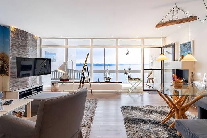Ferienwohnung für 3 Personen, mit Sauna und Seeblick sowie Balkon in Bad Zwischenahn