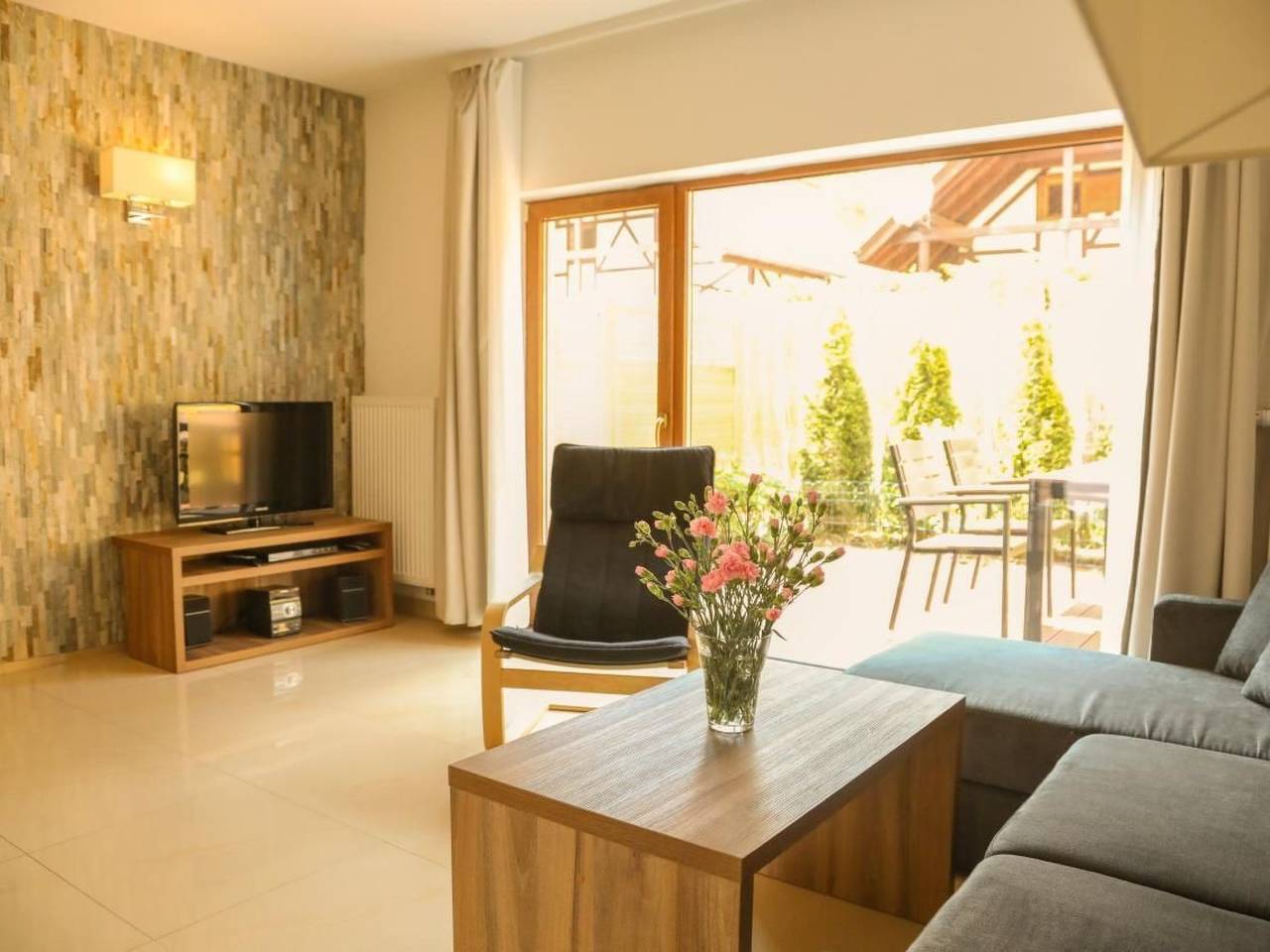 In Dźwirzyno mit Privater Terrasse in Dźwirzyno, Baltic Sea Pomerania