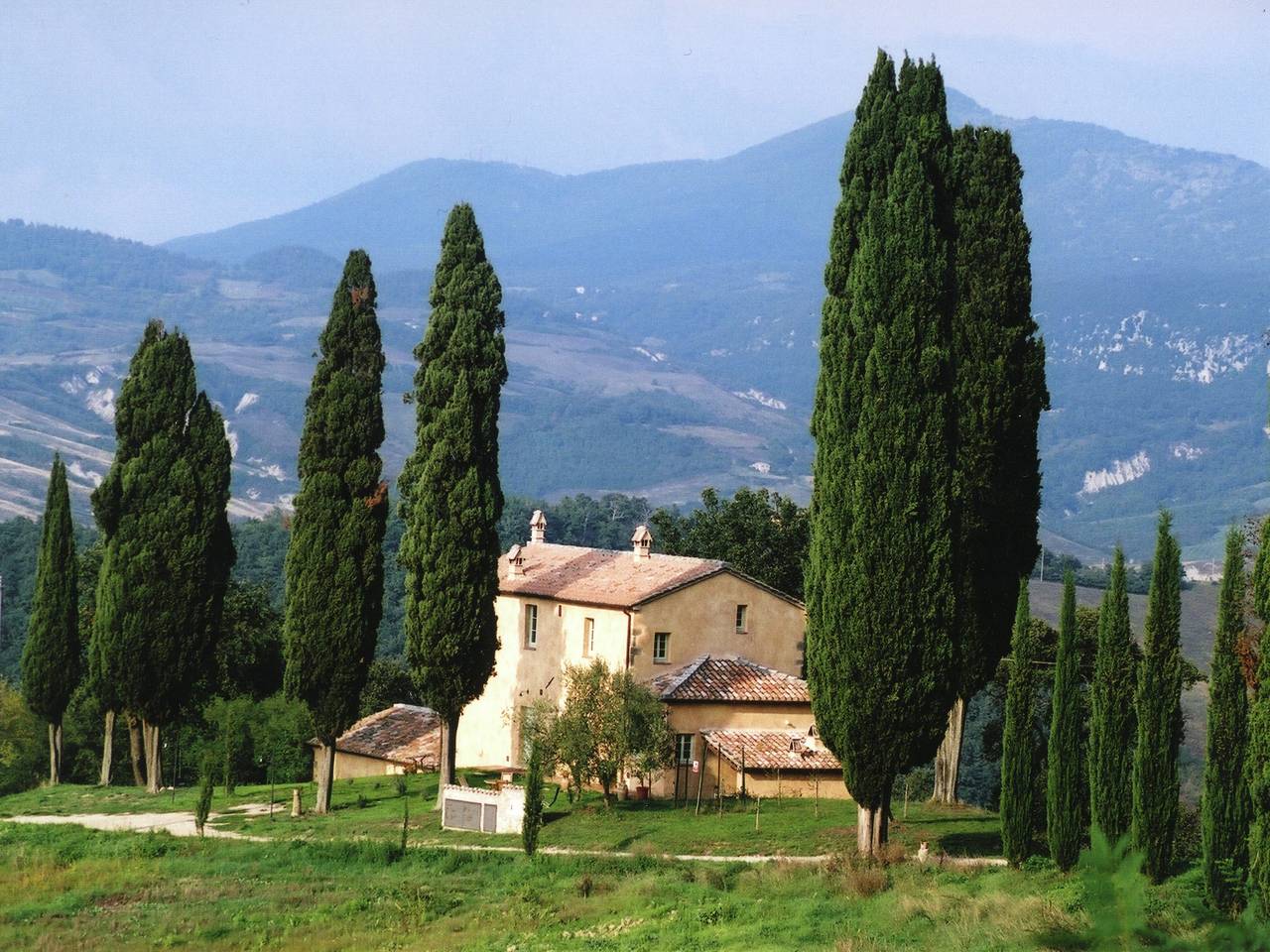Moderna casa vacanze a Celle Sul Rigo con piscina in San Casciano dei Bagni, Siena e dintorni