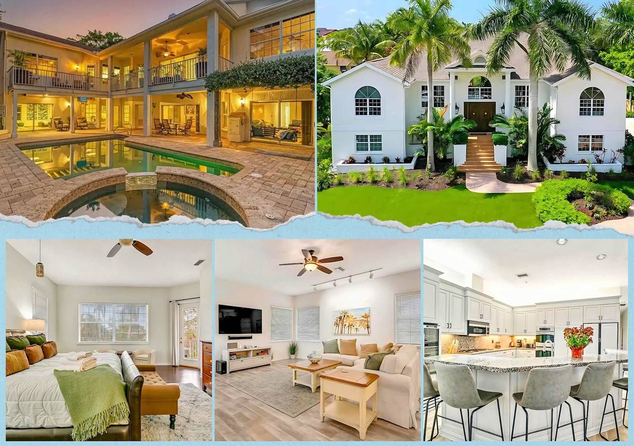 Vacation Rental for 14 Guests in Siesta Key, Sarasota County