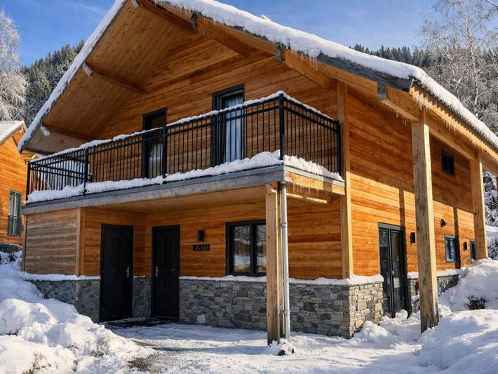 Chalet für 6 Personen, mit Garten und Sauna sowie Balkon - 1