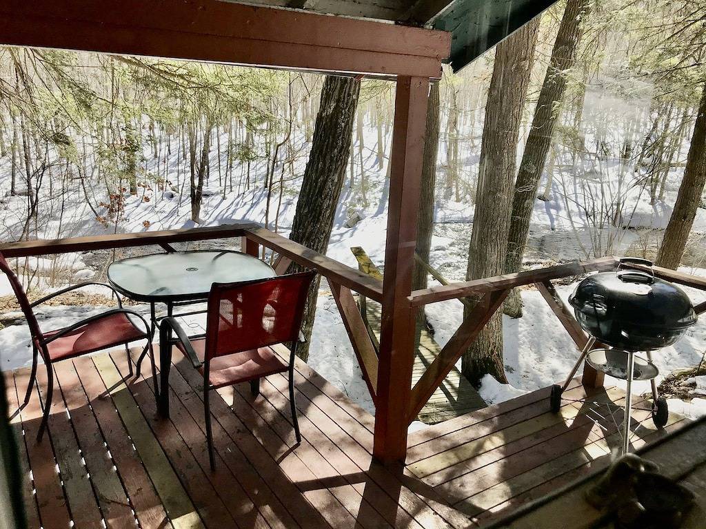 Remote Waterfall Cabin at Swiftwater Acres in Pike County