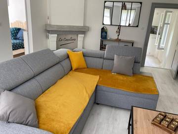 Gîte pour 4 personnes, avec jardin à Feings
