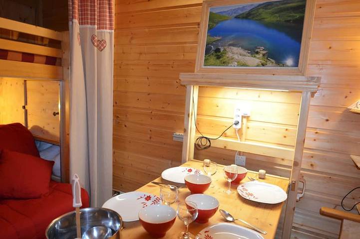 Chalet voor 2 personen, met balkon in Saint-Martin-de-Belleville