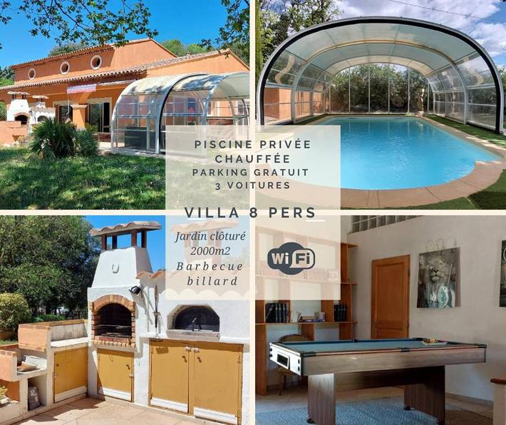 Chalet para 8 personas, con vistas además de jardín y piscina - 1