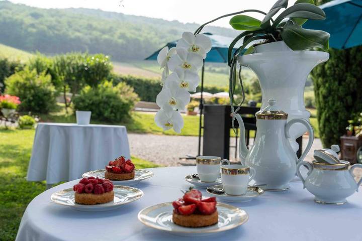 Gîte pour 2 personnes, avec piscine ainsi que jardin et vue à Saint-Lager - 4