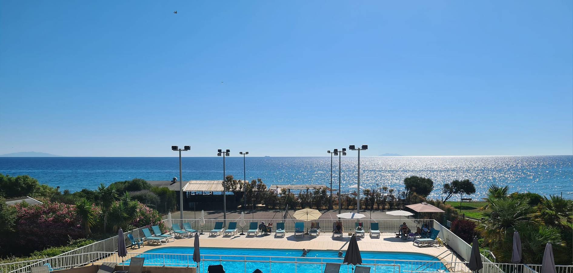 Ganze Wohnung, Apartment '4 Personne' mit Gemeinschaftspool, Wlan und Klimaanlage in Cervione, Corte und Umgebung