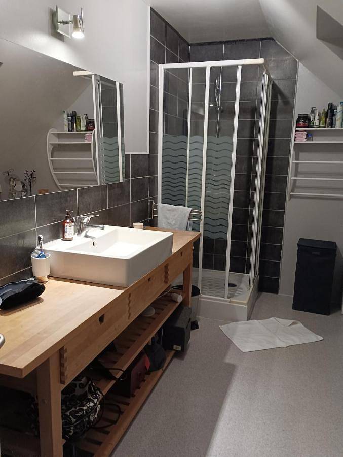 Standard Double Room with Shared Bathroom in Moncé-en-Belin, Sarthe