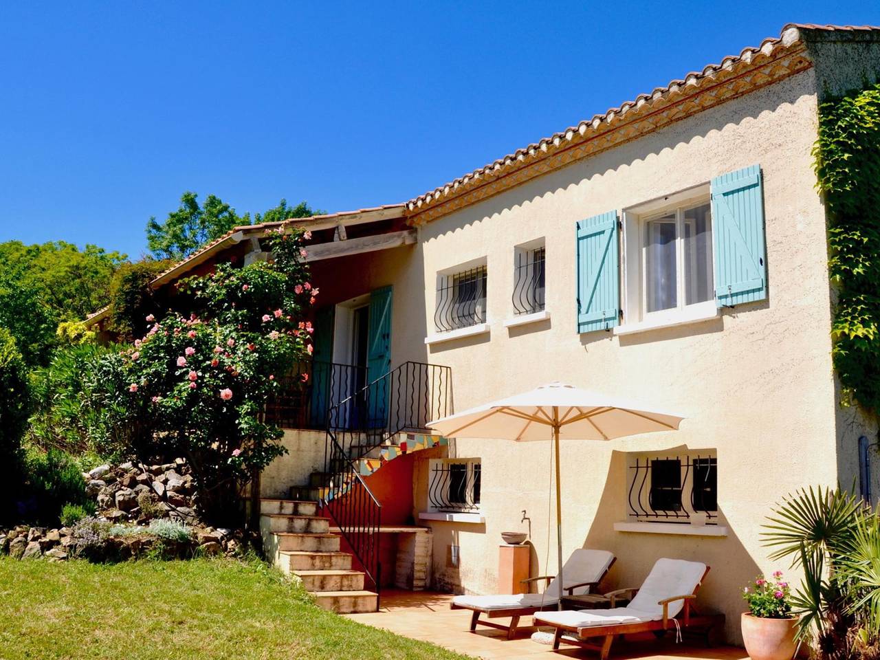 Villa Le Paradis in Cazedarnes, Côte méditerranéenne (France)