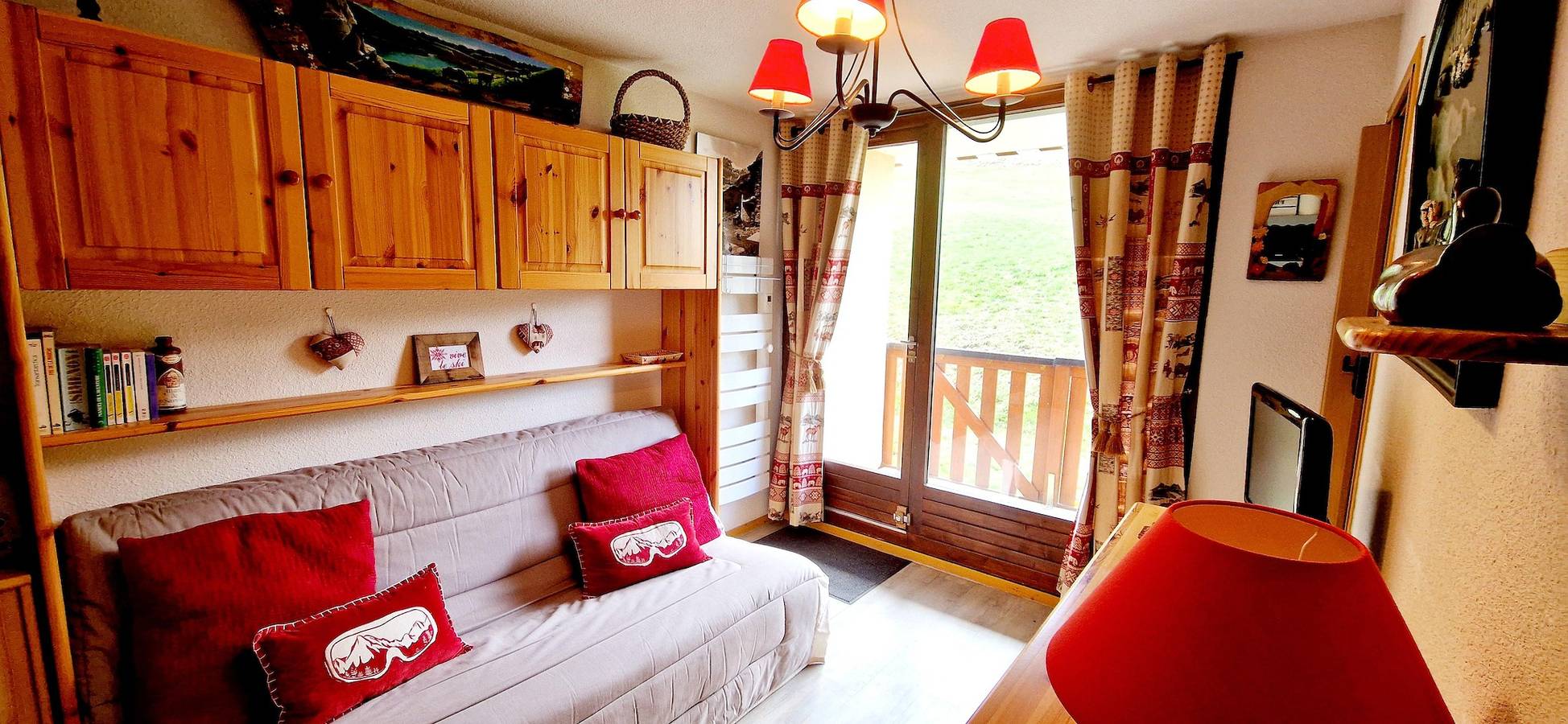 Studio entier, Résidence les Plaisances - Studio cabine 3 personnes (Pla108) in La Plagne, Aime-la-Plagne