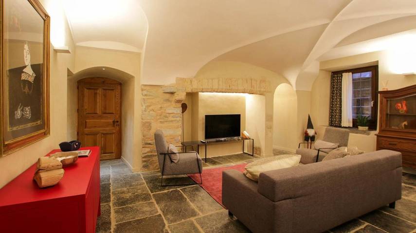 Ferienwohnung für 6 Personen, mit Garten in Aosta