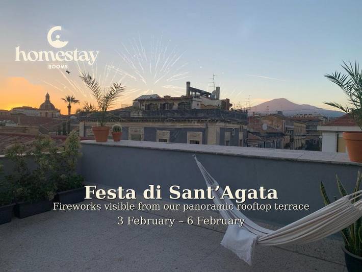 Attico per 2 persone, con terrazza a Catania