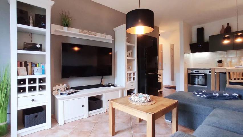 Ferienwohnung für 4 Personen, mit Balkon und Terrasse sowie Garten in Gollwitz