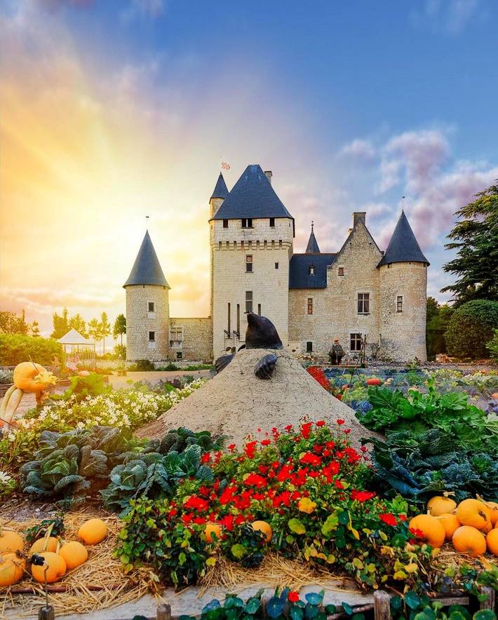 Hôtel pour 2 personnes, avec vue et jardin dans Chateau Du Rivau - Chateau De La Loire
