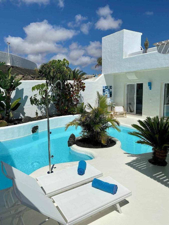 Villa für 8 Personen, mit Ausblick und Garten sowie Pool auf Fuerteventura
