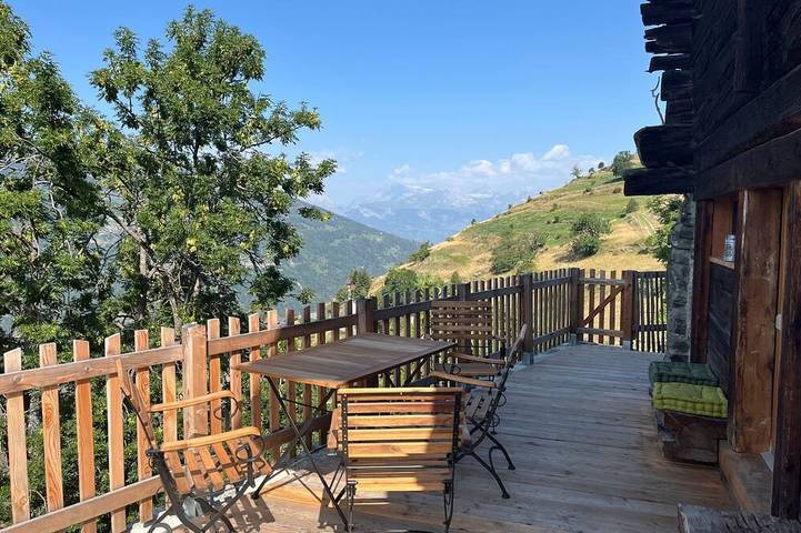 Maison de vacances pour 4 personnes, avec jardin à Saint-Martin (Suisse)