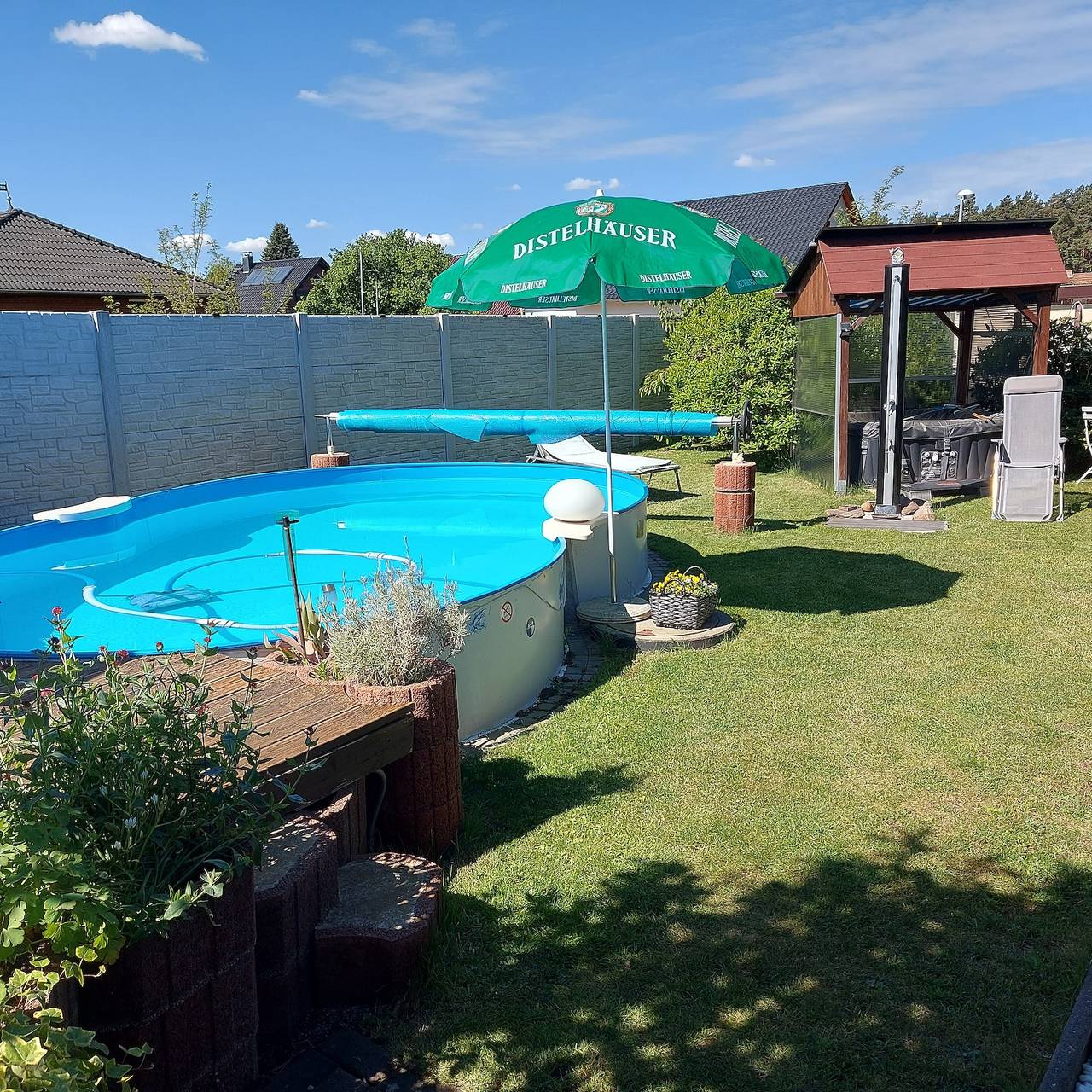 Ganze Wohnung, Ferienwohnung 'In Spreewaldnähe' mit Gemeinschaftspool, gemeinsamer Terrasse und Wi-Fi in Kolkwitz, Lausitz