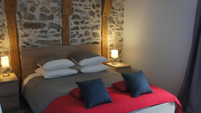 Chambre d’hôte pour 4 personnes, avec Terrasse ainsi que Jardin et Vue