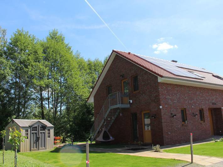 Ferienwohnung für 4 Personen, mit Terrasse und Garten in Worpswede