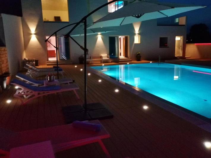 BnB für 2 Personen, mit Terrasse und Pool sowie Ausblick in Rovinj