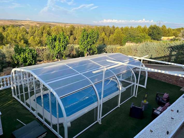 Chalet para 12 personas, con jardín además de piscina y vistas, Se admiten mascotas en Provincia de Cuenca - 2