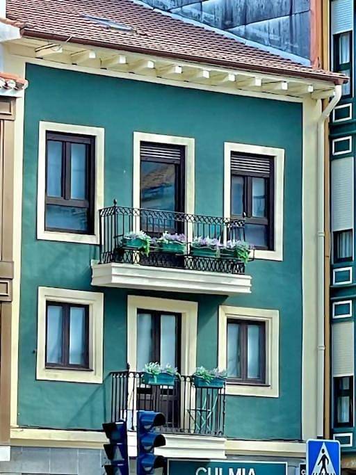 Apartamento para 4 personas, con balcón en Bermeo