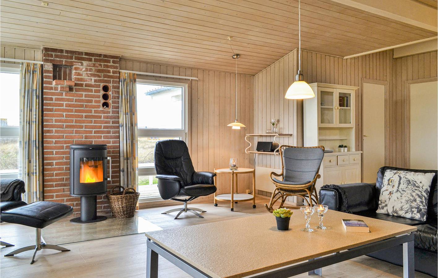 Feriehus for 8 personer med terrasse in Bjerregård, Holmsland Klit