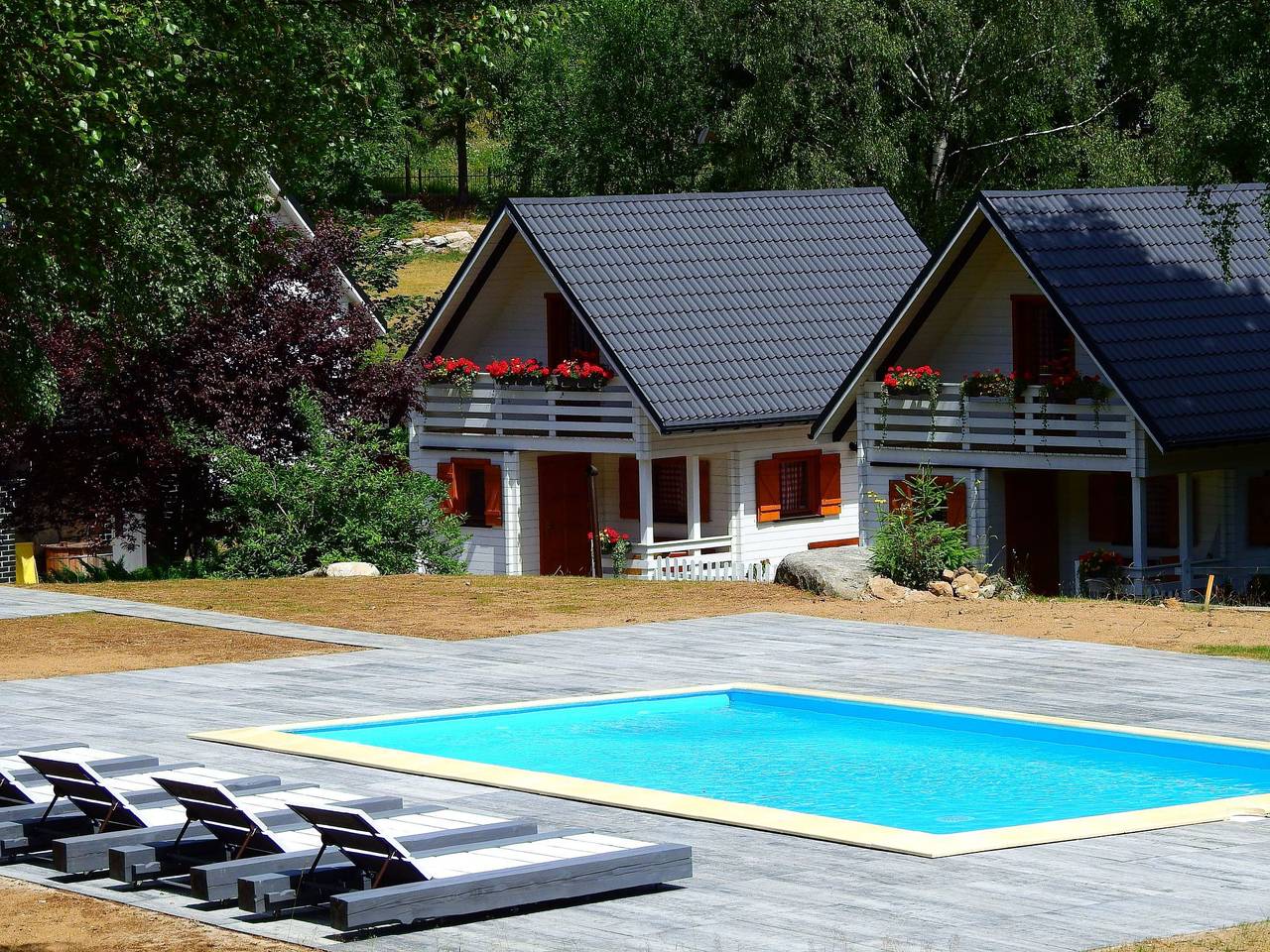 Landhaus mit gemeinschaftlichem Pool in Szklarska Poręba, Sudeten (Polen)