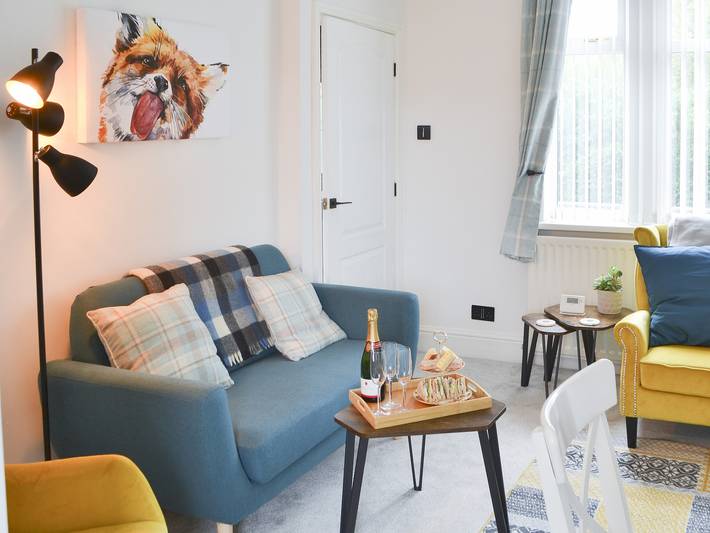 Log cabin for 3 people, with Garden in Morpeth