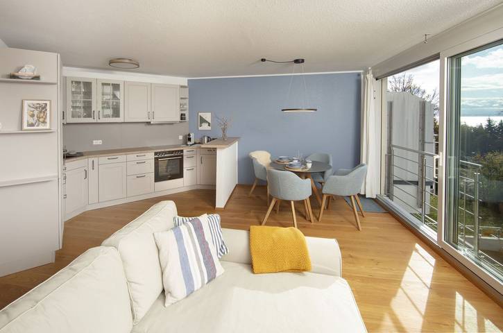 Ferienwohnung für 2 Personen, mit Balkon und Garten sowie Seeblick und Ausblick in Überlingen - 4