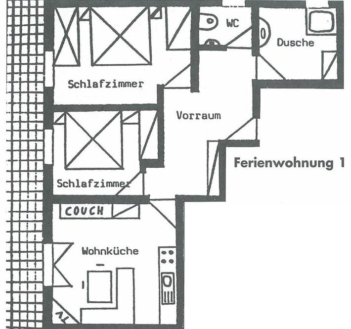 Ferienwohnung für 5 Personen, mit Garten und Balkon, kinderfreundlich am Klopeiner See - 4