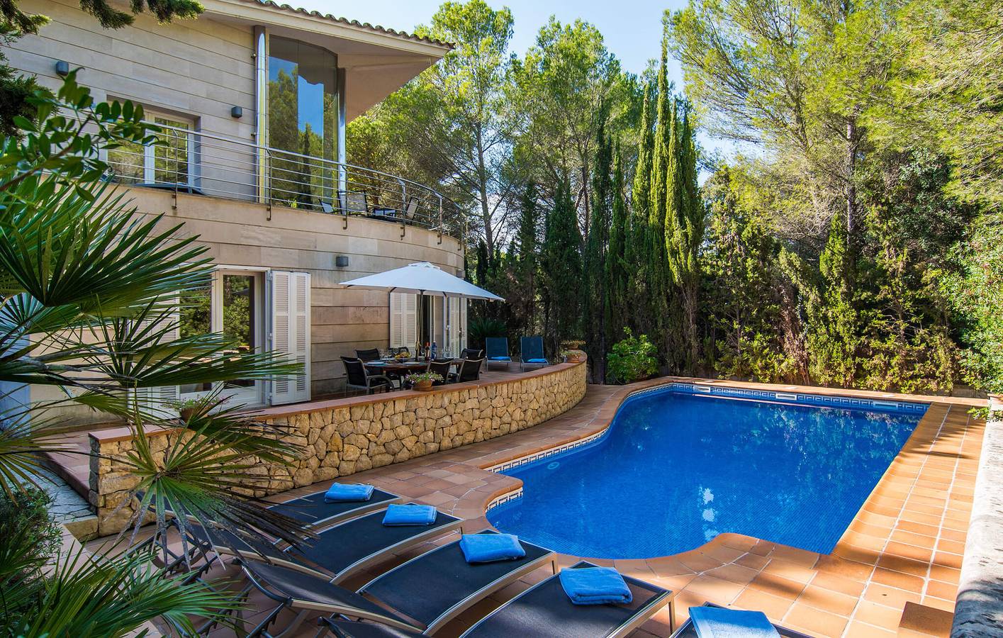 Oase am Strand mit Pool, AC und Grill - 2 km zum Strand in Bonaire, Alcúdia